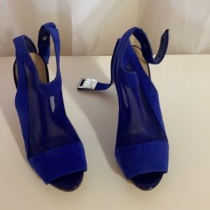 Blue heels